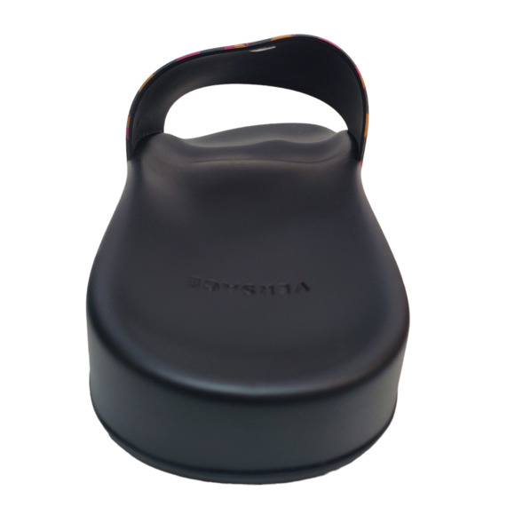 Versace Mens Gomma Stampa Pool Slide Sandals Red Magenta Tangerine - Picture 4 of 8